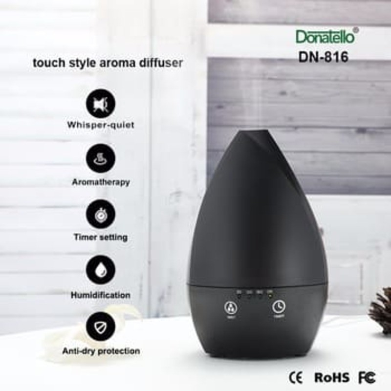 Home Draagbare luchtvochtigmaker Ultrasone Essentiële olie diffuser met nachtlicht voor slaapkamer