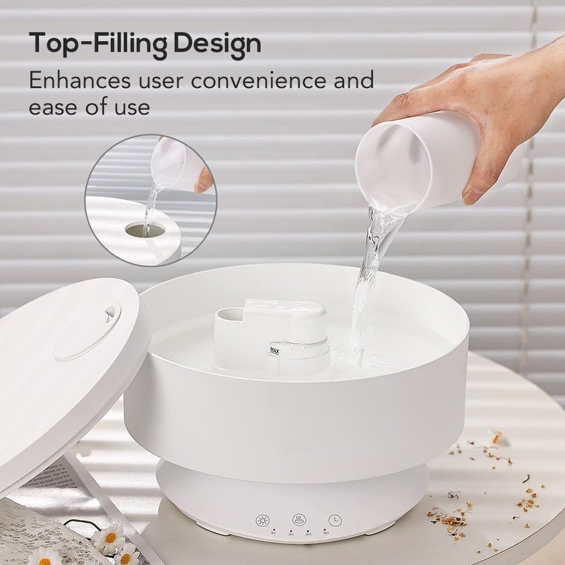 Mist Aroma Diffuser Afstandsbediening Luchtbevochtiger met 7 kleuren LED-licht