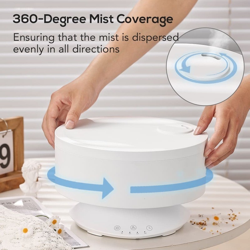 Mist Aroma Diffuser Afstandsbediening Luchtbevochtiger met 7 kleuren LED-licht
