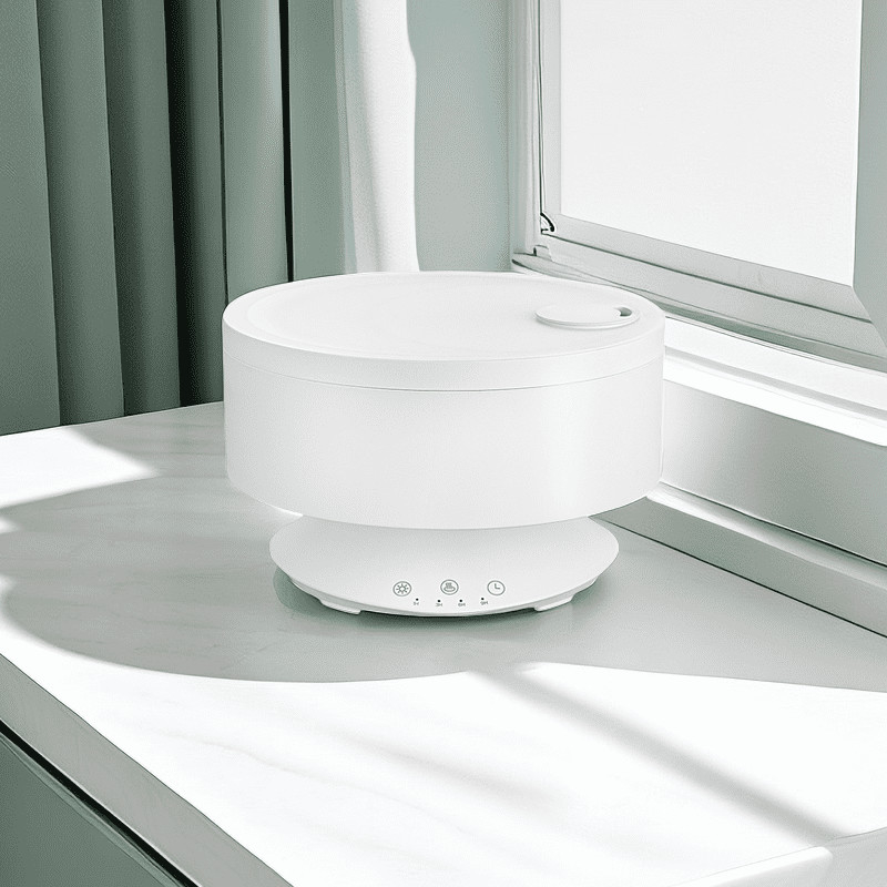 Mist Aroma Diffuser Afstandsbediening Luchtbevochtiger met 7 kleuren LED-licht