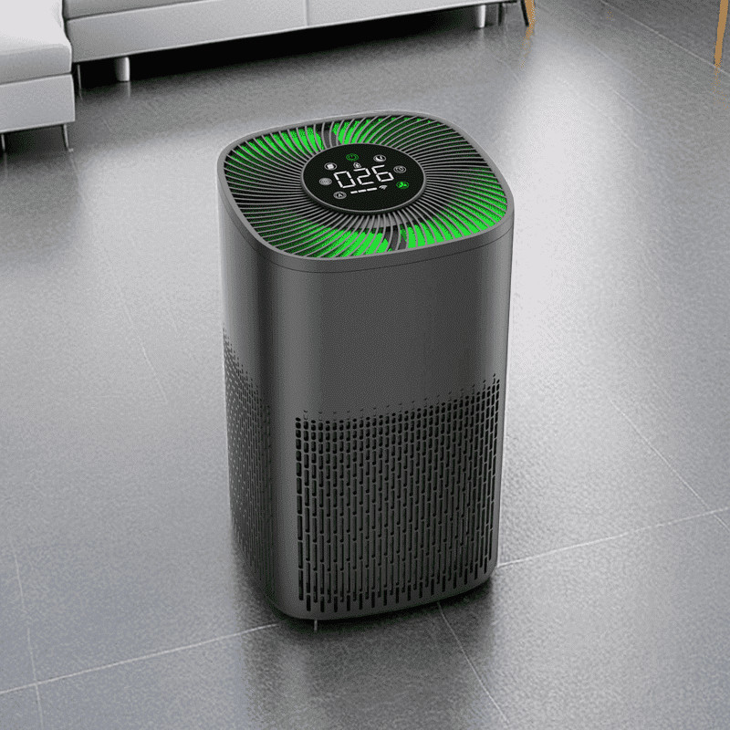 WiFi Desktop HEPA luchtreiniger met LED-tricolor licht