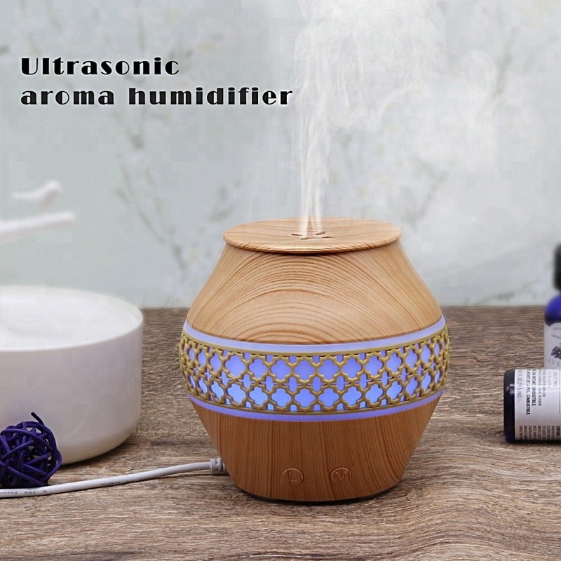 120 ml Huishoudelijk klein draagbaar koel mis luchtbevochtiger met led lichten Aroma Essentiële olie spray Aroma diffuser