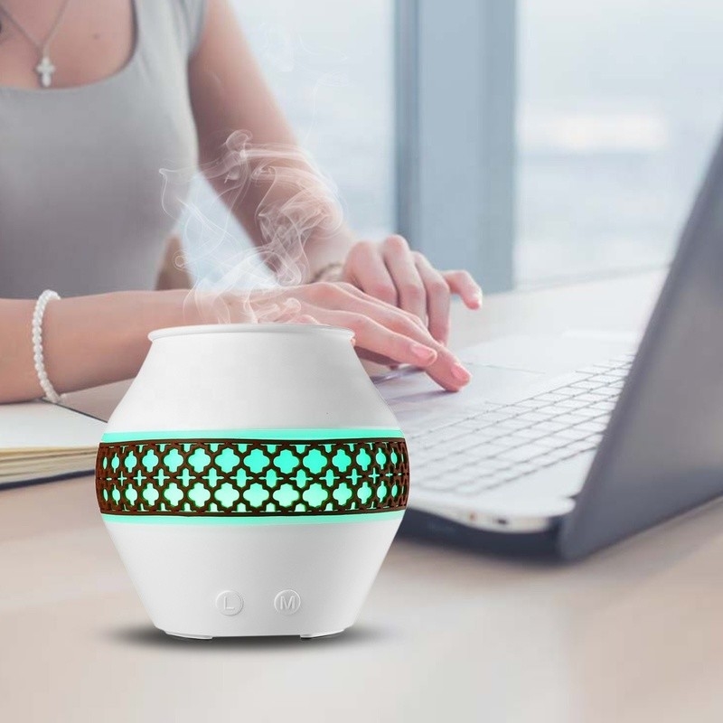 Home Draagbare koele mist luchtbevochtiger met nachtlicht aromatherapie essentiële olie Deuser Aroma Diffuser