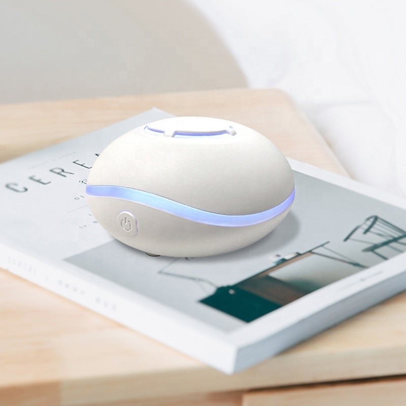 Draagbare USB-oplaaddiffuser 7 kleuren lichten Ultrasone lucht aromatherapie waterloze essentiële olie diffuser
