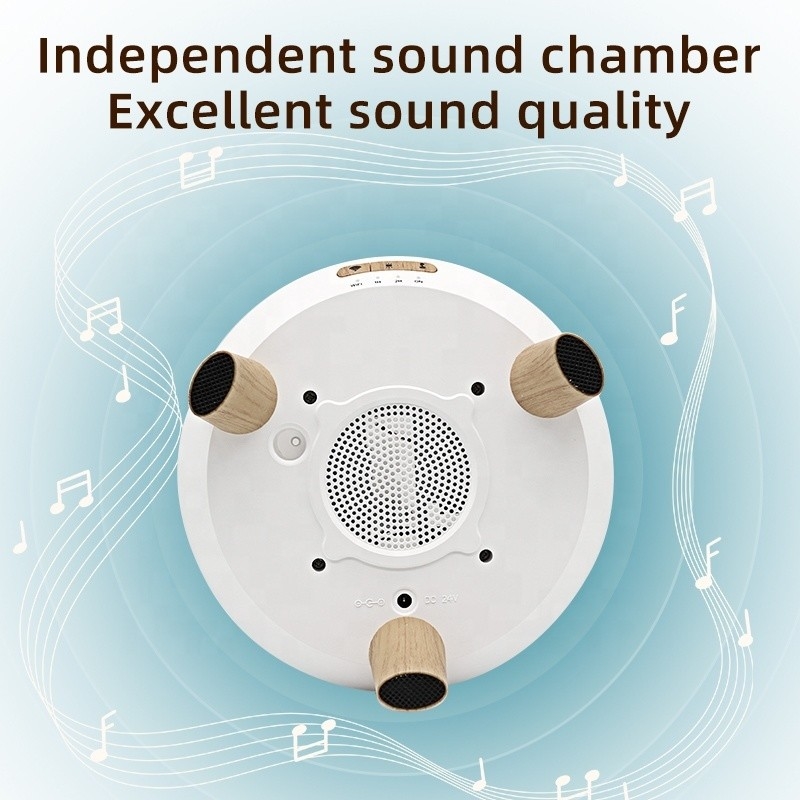 300 ml Smart Bluetooth-luidspreker Diffusors voor essentiële oliën Cool Mist Humidifier Aroma Essential Oil Diffuser