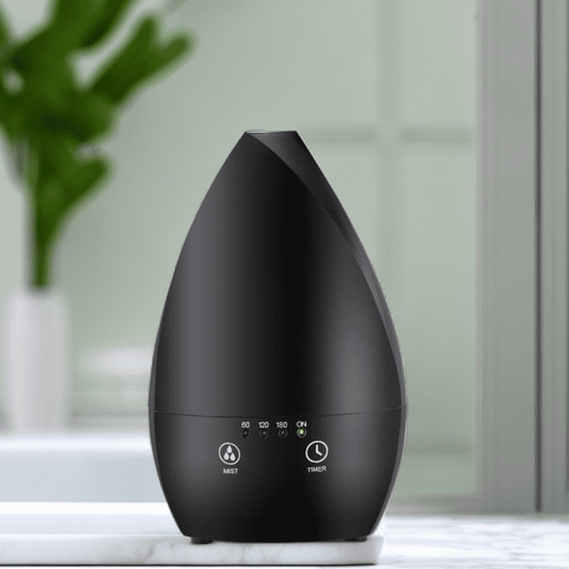 Home Draagbare luchtvochtigmaker Ultrasone Essentiële olie diffuser met nachtlicht voor slaapkamer